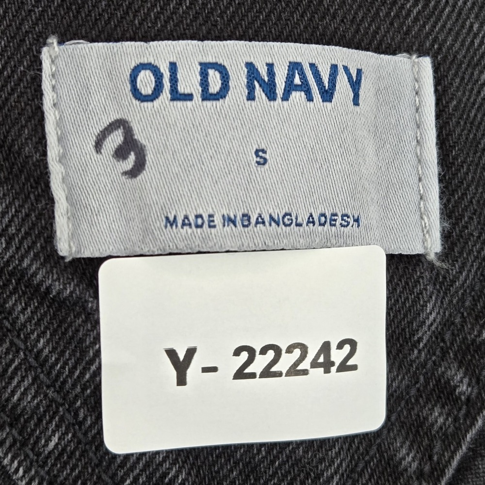 Old Navy Women Shorts S‎ Black Shortalls Twill Button 3" Inseam - Picture 2 of 9